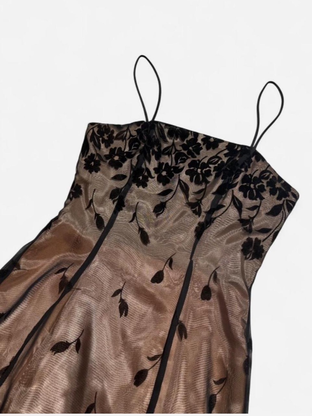 Morgan & Co. 90s Velvet Burnout Dress